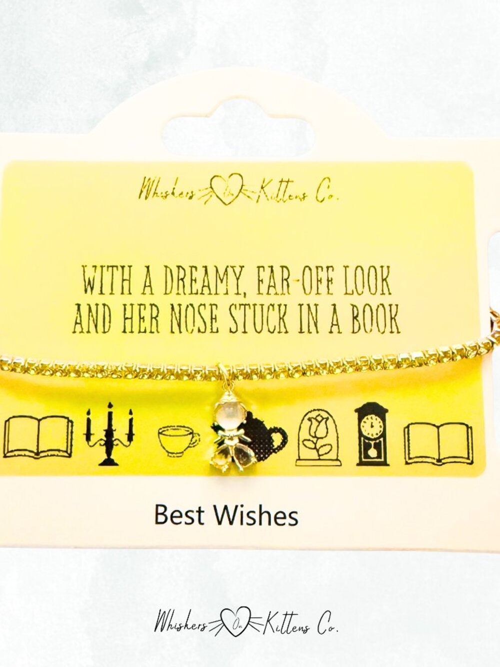 Belle Beauty and The Beast Rhinestone Bracelet